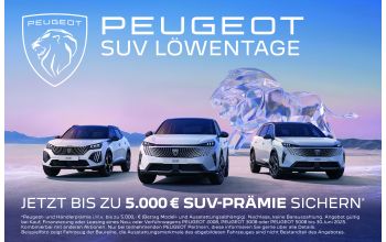 PEUGEOT Löwentage: SUV-Modelle im Fokus