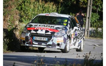 Tercer triunfo consecutivo para Daniel Berdomás, más líder de la Peugeot Rally Cup Ibérica