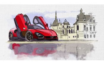 Der Alfa Romeo 33 Stradale ist einer der Stars beim Concours d’Élégance in Chantilly