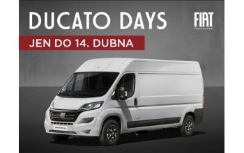 STARTUJÍ DUCATO DAYS – ATRAKTIVNÍ NABÍDKA PRO PROFESIONÁLY