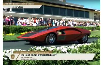 LANCIA GEWINNT BEIM CONCOURS D’ELEGANCE IN PEBBLE BEACH
